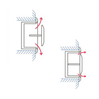 Circular air valve Ø200 mm — anodised aluminium, adjustable, supply and extract