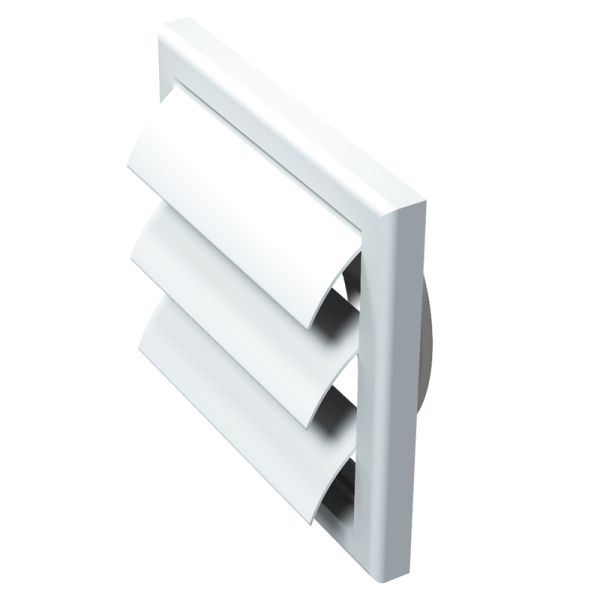 Grilă Gravitațională 150x150mm, Ø100 mm, PVC