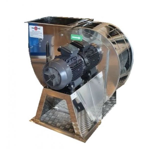 Ventilator de hota CF INOX 1.5 HP 250 T4 SIM - Debit nominal 6000 m³/h, Motor trifazat